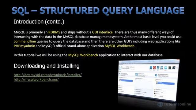01 - Structured Query Language using MySQL смотреть онлайн