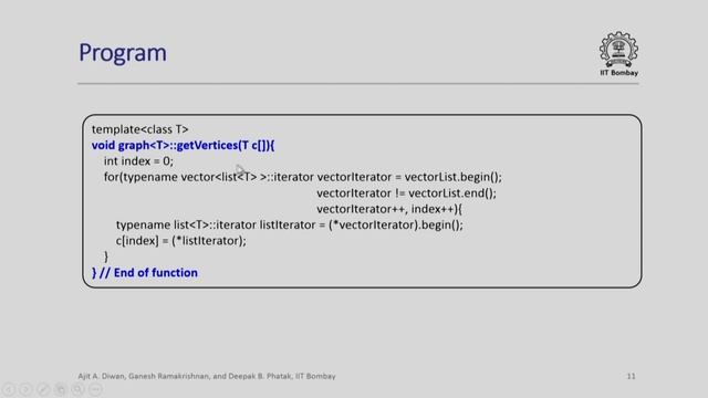 CS213 2x S128 Graph Traversal Depth First Search Program IIT Bombay смотреть онлайн