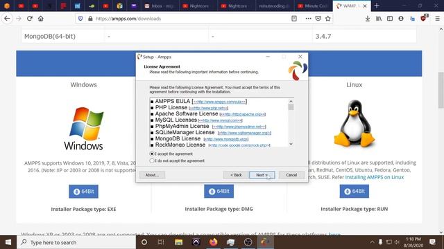 Minute Coding PHP Installing AAMP (a WAMP stack) смотреть онлайн