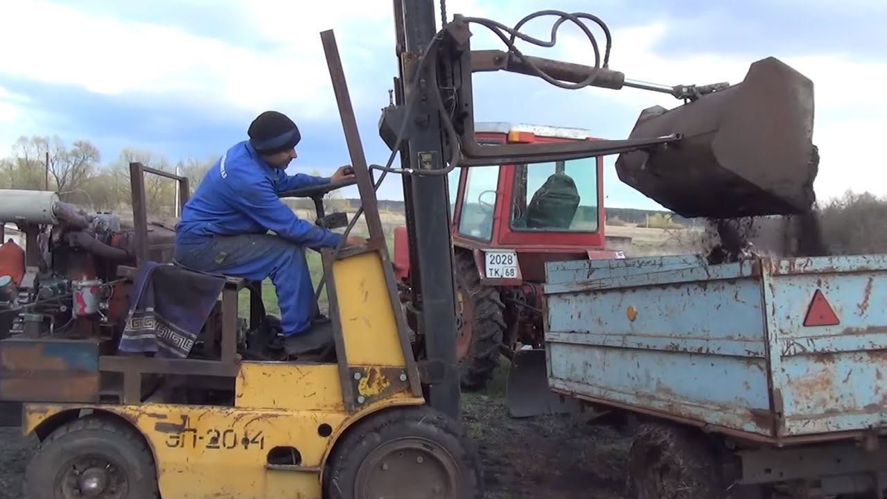 фронтальный погрузщик из вилочного смотреть онлайн