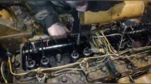 регулировка клапанов двигателя д-160, д-180 Трактора т-130 ,т-170