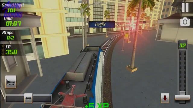 Euro Train Racing 3D - Level 4 Fail Crash Because Cannot Break смотреть онлайн