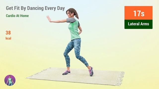 Get Fit By Dancing Every Day - Cardio At Home смотреть онлайн