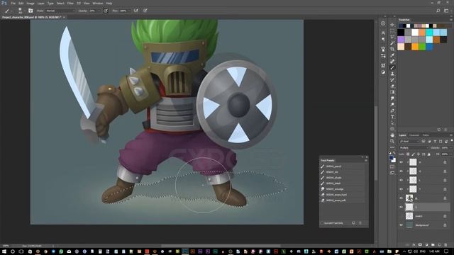 Photoshop and Illustrator speed illustration workflow смотреть онлайн