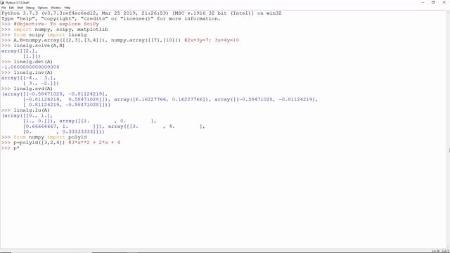 Python SciPy Basic Practical смотреть онлайн