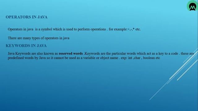 9 Unicode Operators and Keywords in Java смотреть онлайн