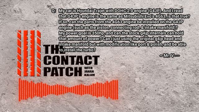 4G63T Hyundai Trajet for Slalom? - Viewer Questions Answered [The Contact Patch Podcast EP 09] смотреть онлайн