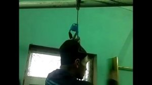 Подъем по веревке  жумар + восьмерка и страховка автоблоком на спуске