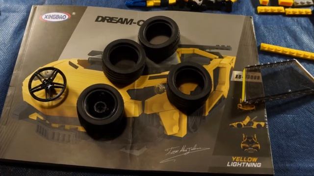 Lamborghini Aventador by Firas Xingbao 03008 Обзор и сравнение с LEGO Caterham Seven 620R 21307 смотреть онлайн