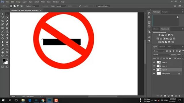Photoshop Tutorial: How To Make No Smoking Sign in Photoshop смотреть онлайн