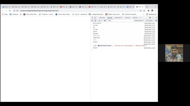 JavaScript Online Classes in telugu | Day-2 | What are data types in JavaScript? смотреть онлайн