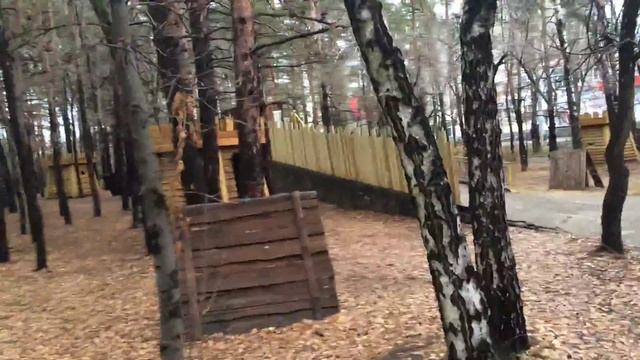Как выглядит полигон Лазер Страйк в Танаисе после сильного дождя? смотреть онлайн