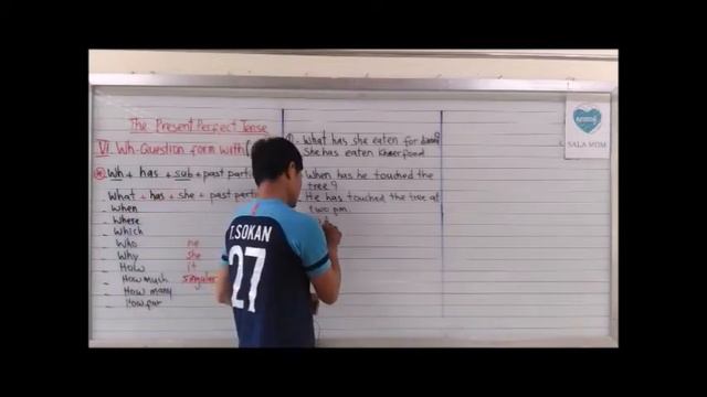 Present perfect (WH-Question with (Has)) смотреть онлайн
