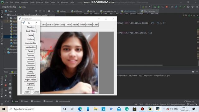 Image Editor App | Code in Place Final Project 2021 | Khushi Gautam смотреть онлайн