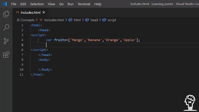 008 JS Concepts - How to use Includes in JavaScript? - Theta Trainings смотреть онлайн
