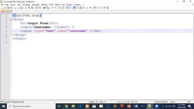 Creating Login Form in PHP using HTML смотреть онлайн