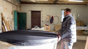 Термокрышка для купели. Защита от пыли и незаменимая деталь для теплых купелей.