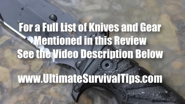 NEW - Gerber Bear Grylls Ultimate Compact Fixed Blade Survival Knife - Review