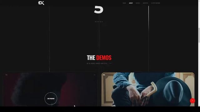 Grandex - One Page Portfolio WordPress Theme photography wordpress смотреть онлайн