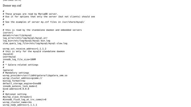 Mariadb Galera Cluster using Xtradb backup is not working смотреть онлайн