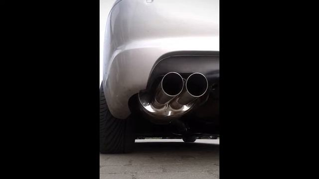MG Race Silencer On 328Ci Stock Exhaust