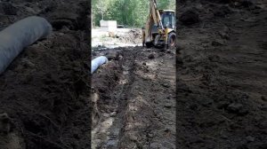 Дренаж без щебня, трубы фирмы Гольфстрим с импортным наполнитель.