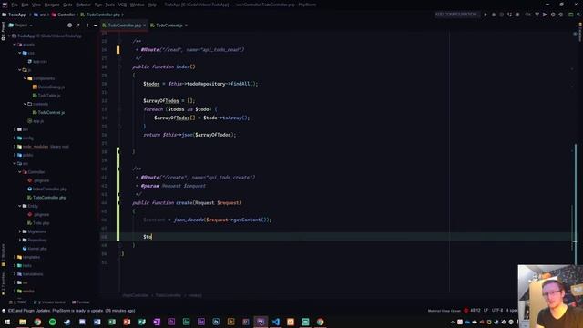 PART 9 - To-Do App - ['Symfony 5', 'React', Material UI'] - Symfony + Axios Post (Create) смотреть онлайн