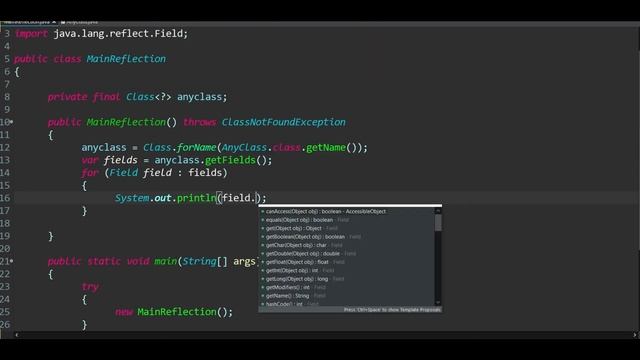 java REFLECTION | ACCESO a ATRIBUTOS públicos y PRIVADOS | APRENDER REFLECTION JAVA смотреть онлайн