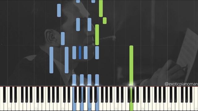 George Gershwin - Promenade (Walking The Dog): Solo Classic Jazz Piano Synthesia смотреть онлайн