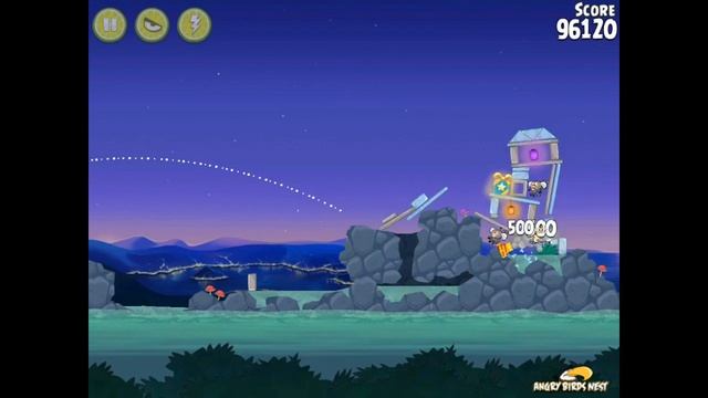 Angry Birds Rio Level 13 Rocket Rumble Walkthrough 3 Star смотреть онлайн