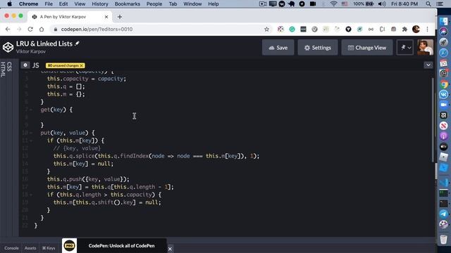Алгоритмы на JS #6.1: связные списки на примере LRU Cache смотреть онлайн