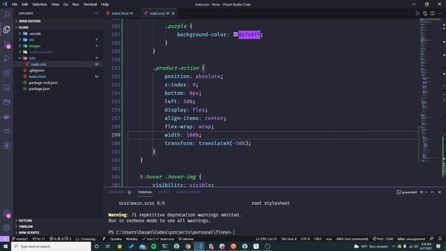 36.12 E-Commerce Site Design With Bootstrap 5 - Double Image Card Design | Stack Learner смотреть онлайн