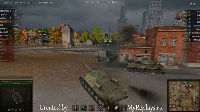 WOT: Highway - Object 704 - 4 frags смотреть онлайн