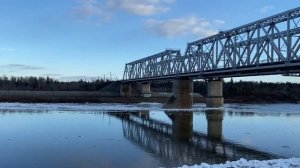 Река Унжа Костромская область ледоход 15.04.2022