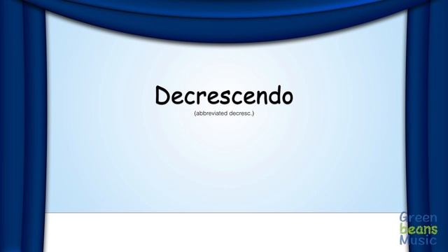 Crescendo & Decrescendo | Dynamics | Green Bean's Music смотреть онлайн