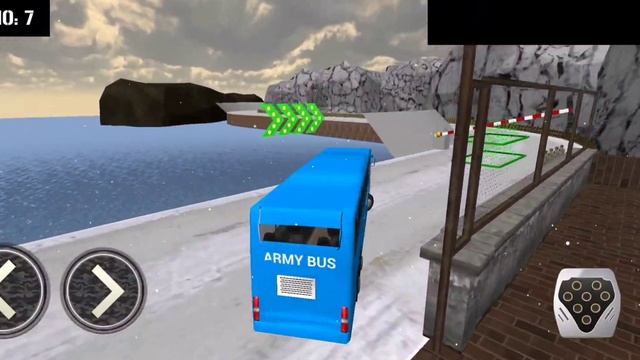 The army bus transport the army soldiers to the Training base camp simulator Android Gameplay смотреть онлайн