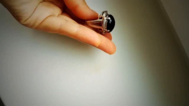 Кольцо с черным агатом смотреть онлайн