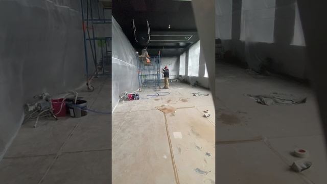 Покраска в чёрный потолок Санкт Петербург смотреть онлайн