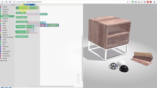 10. Интерактивная анимация (Verge3D в Blender 2.80) смотреть онлайн
