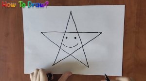 How To Draw A Star? For Kids | Как Нарисовать Звезду? Для Детей | Yulduzni qanday chizish mumkin?