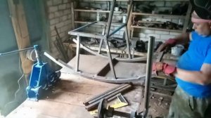 кресло-качалка своими руками из того что было остатки профиля пригодились