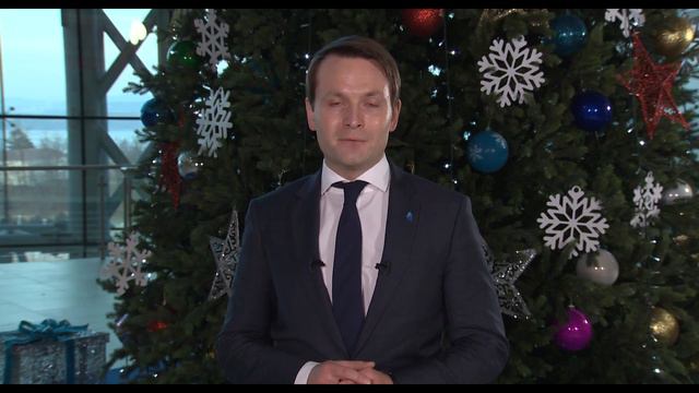 Поздравление ректора ДВФУ Бориса Коробца с Новым годом смотреть онлайн