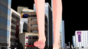 MMD Giantess - Walkover