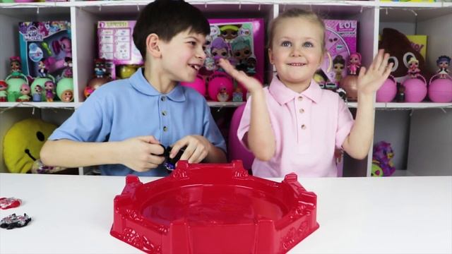БейБлэйд Берст Игра БейБлэйд ЧЕЛЛЕНДЖ ИГРА ДЕТЕЙ против ПАПЫ BeyBlade Burst CHALLENGE Детская игра смотреть онлайн