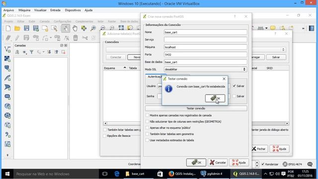 QGIS: Integração com PostGIS para importação de shapefile смотреть онлайн
