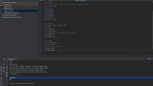 JD with Daily Python Practice (String Slicing) смотреть онлайн