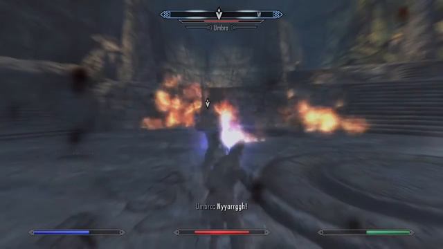 Skyrim Chrysamere vs Umbra смотреть онлайн