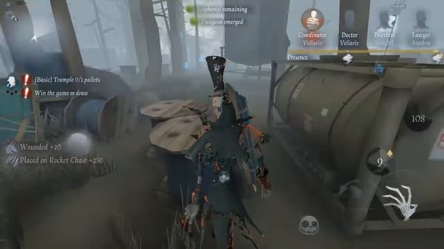 Identity V. Hunter - The Ripper (Jack). Обычная игра. смотреть онлайн