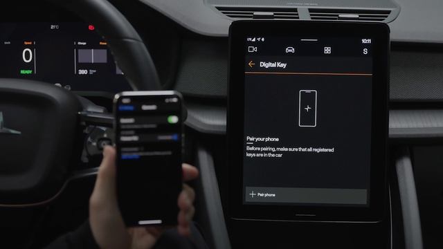 Polestar 2 Pairing Phone to App and Digital Key смотреть онлайн