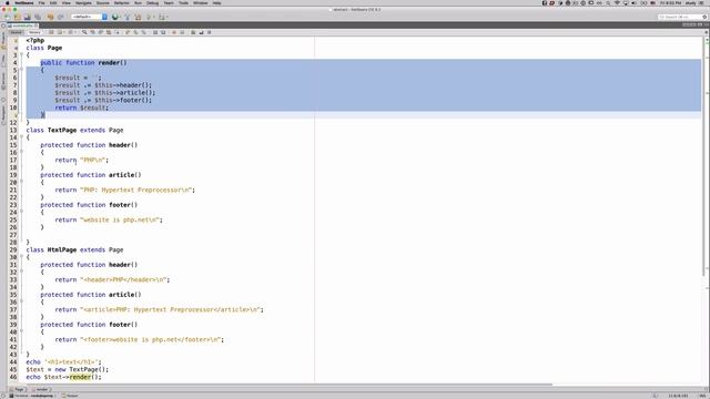 PHP - abstract 4 (템플릿메소드 패턴 구현) смотреть онлайн